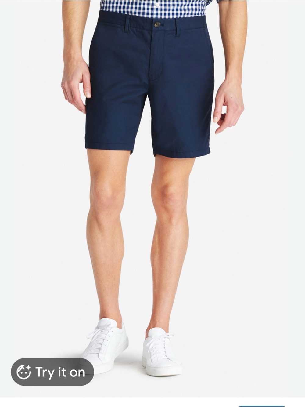 Bonobos Navy Flat-Front Chino Shorts